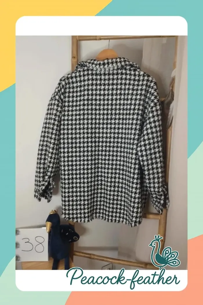 Veste blanche et noire shein 38 - photo numéro 7