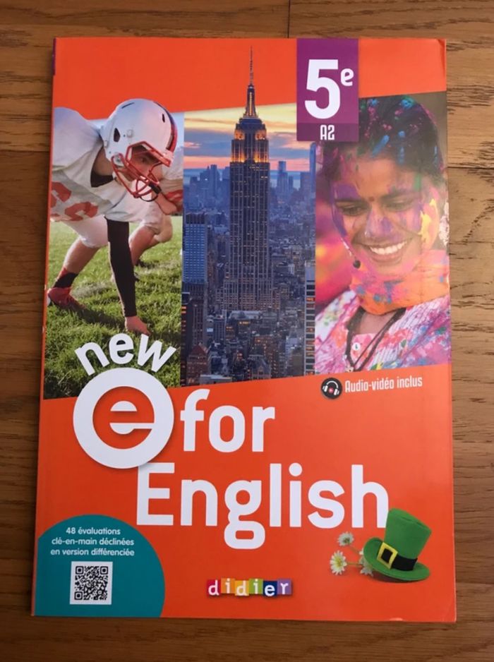 Anglais 5ème - New E for English - Manuel de l’élève