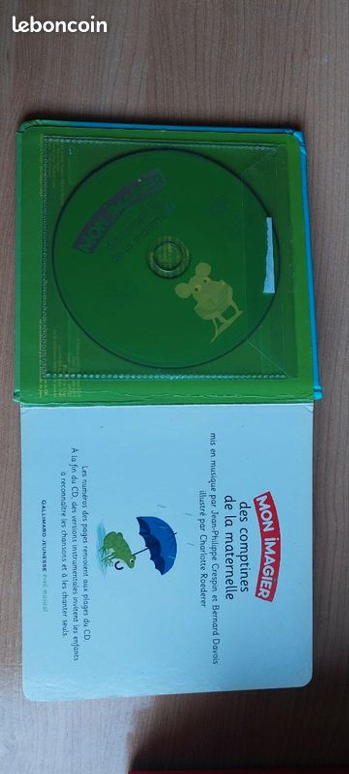 Mon imagier des comptines de la maternelle - Un livre + Un CD Audio - De 3 à 6 ans - photo numéro 5