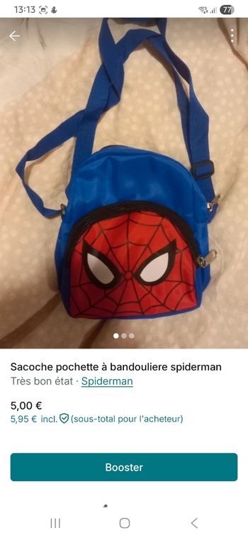 Saccoche spiderman