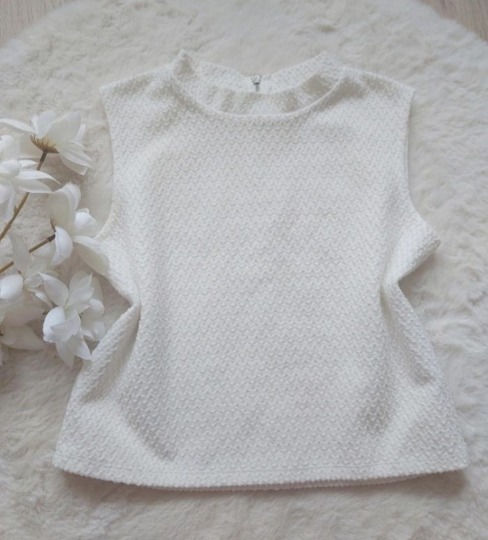 Top blanc Zara