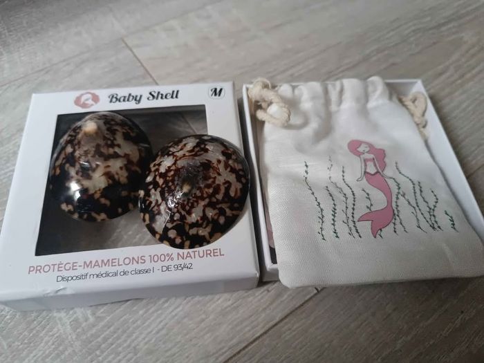 [TBE] Protège-mamelons Baby Shell taille M – Coquillages d’allaitement 100% naturel