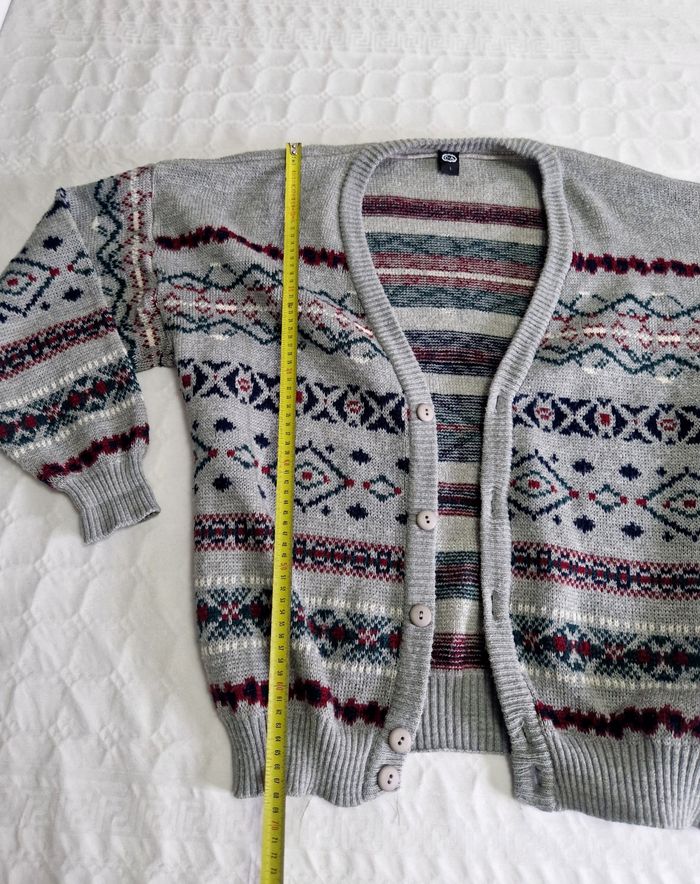 Gilet / cardigan  , vintage  , homme  , taille L - photo numéro 4