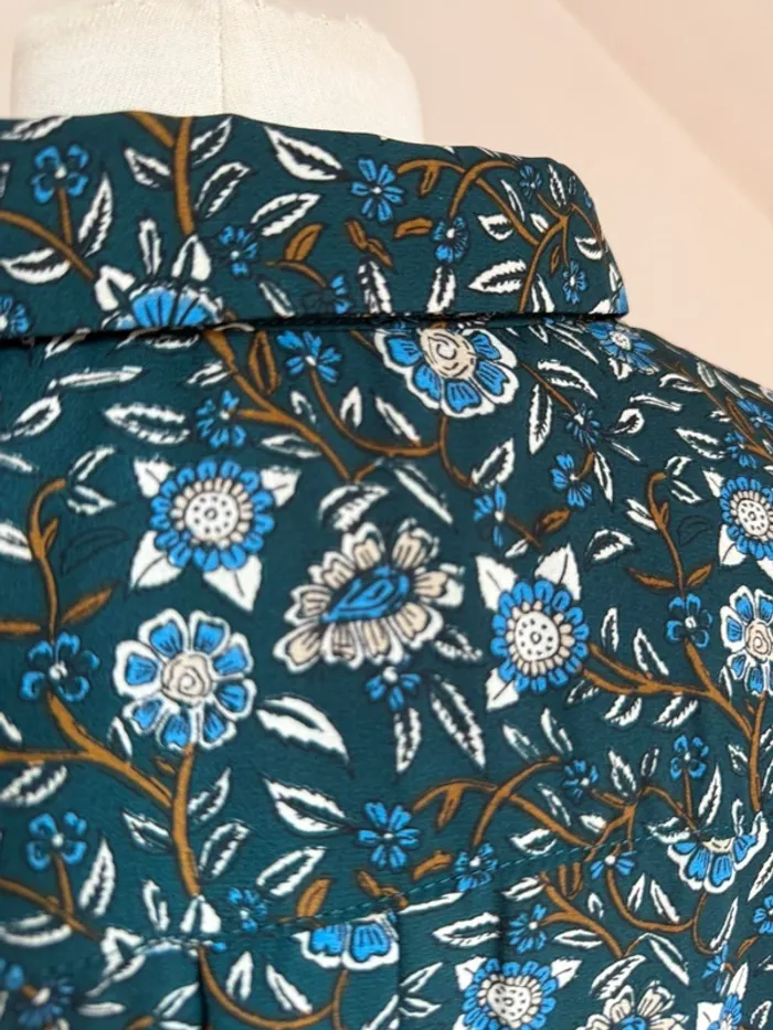 Superbe chemise fleurie fluide neuve Monoprix 46 - photo numéro 6