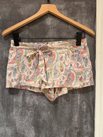 Short pyjama satiné taille S