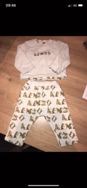 Ensemble Kenzo réversible taille 6 mois