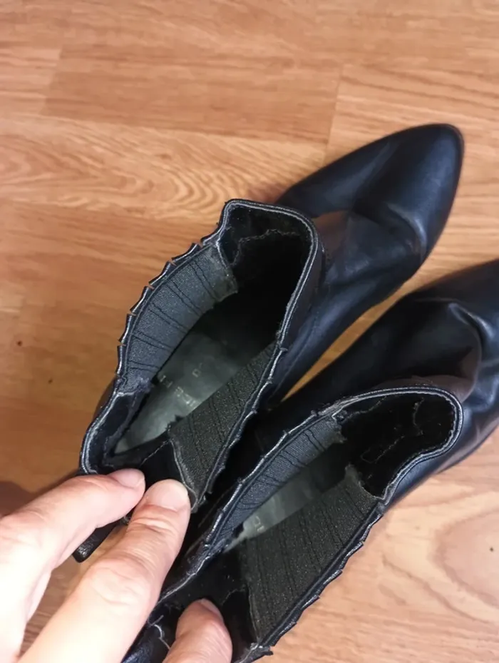 Bottines noires femme widefit taille 38 - photo numéro 7