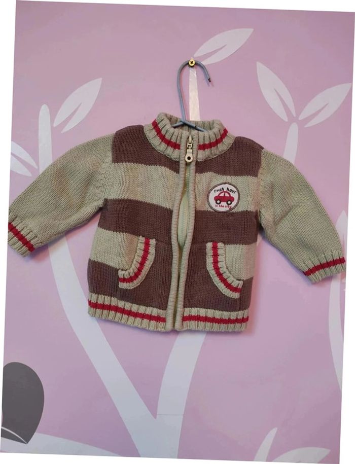 Gilet zippé 3 mois - photo numéro 3