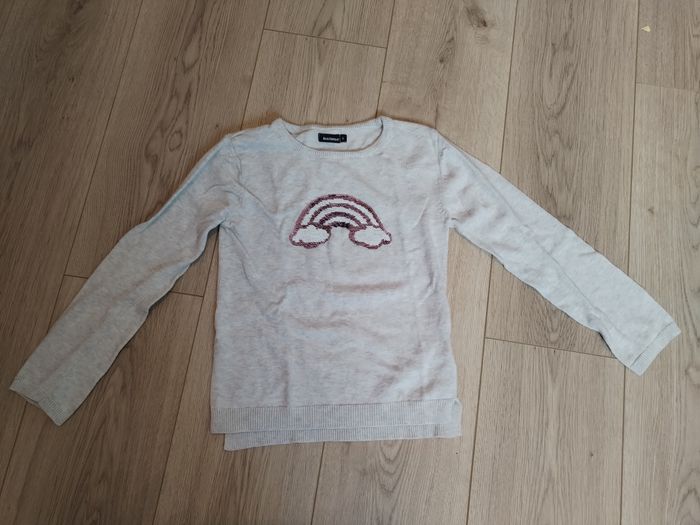 Pull fin arc en ciel en strass In extenso 8 ans