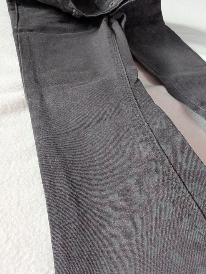 Jeans noir léopard - 5A - Kiabi - photo numéro 6