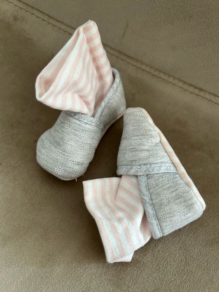 Lot de 6 petits chaussons bébé - photo numéro 5