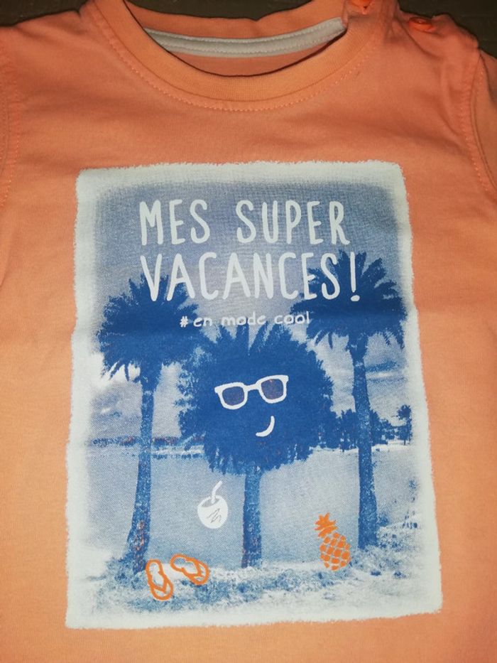 Tee-shirt corail - photo numéro 2