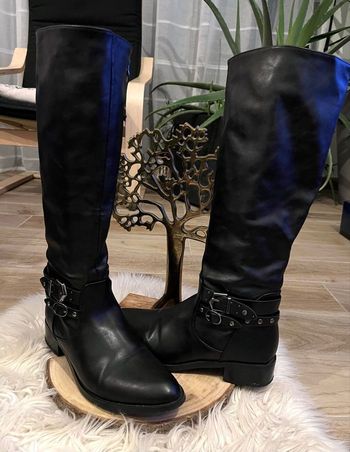 Magnifique bottes haute noires femme pointure 40