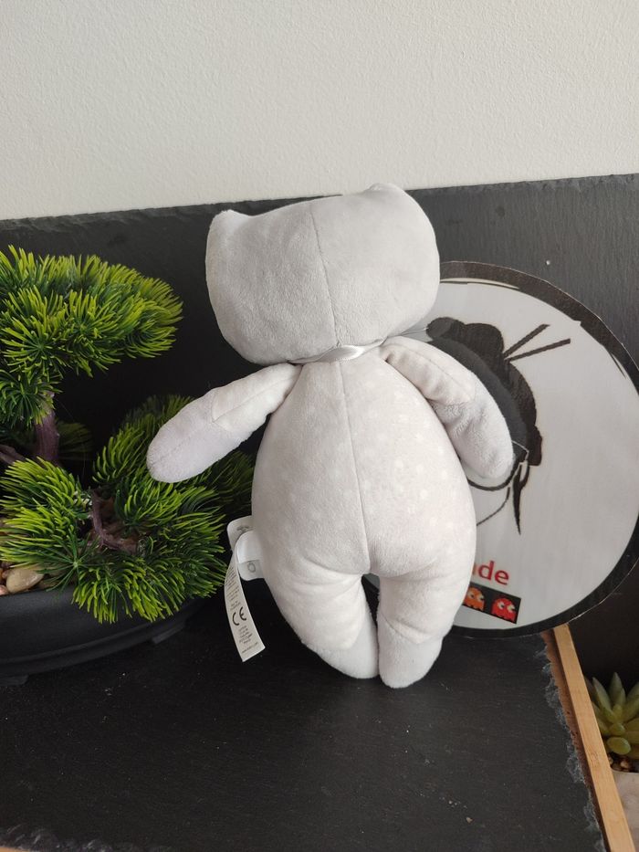 mon premier doudou super héros kaloo gris coeur masque noeud Pois Blanc DD000242 - photo numéro 2