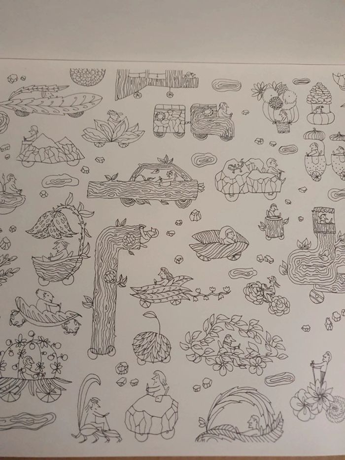 Coloriage "Pays merveilleux" - photo numéro 5