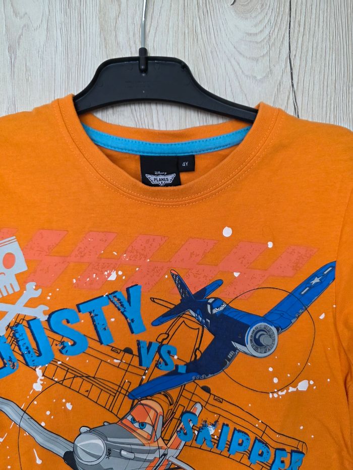 TEE-SHIRT DISNEY PLANES ORANGE TAILLE 4ANS - photo numéro 3