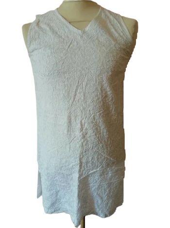 Robe Coline Blanche avec broderies Taille L