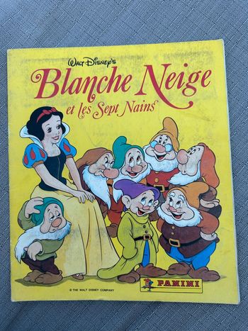 Blanche neige et les 7 sept nains Disney album vignettes Panini complet vintage ancien
