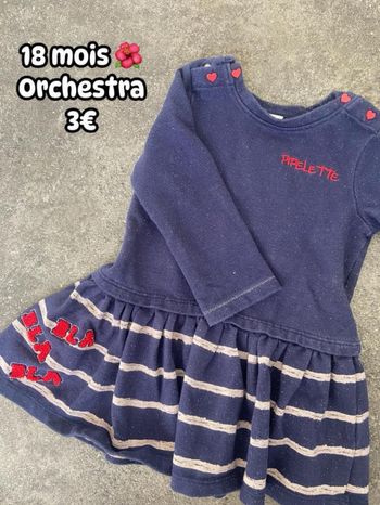Robe 🌺 18 mois 🌺 Orchestra
