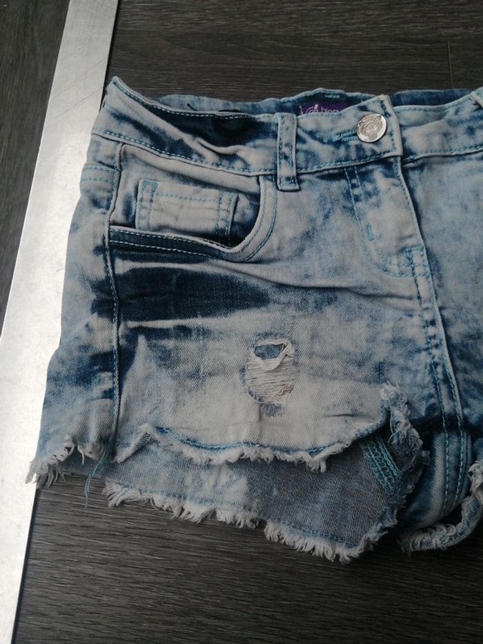 Short en jean effet usé 12A - photo numéro 2