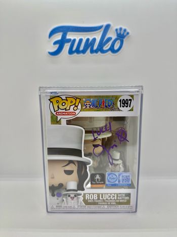 Funko Pop One Piece Rob Lucci Funko 1997 signé Jason Liebrecht JSA
