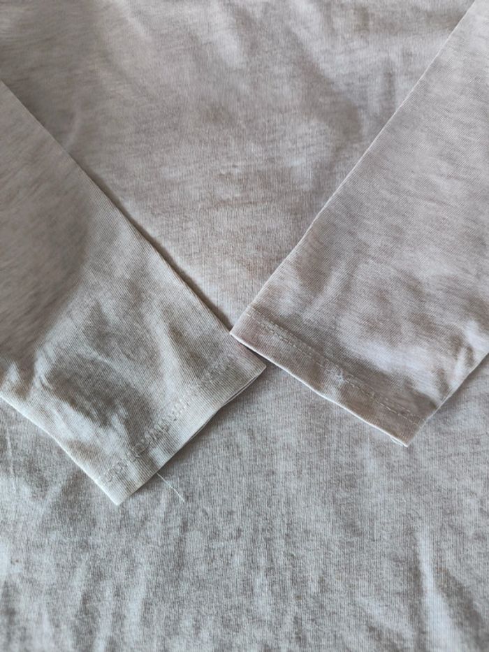 T-shirt ML beige Mango 24 mois - photo numéro 5