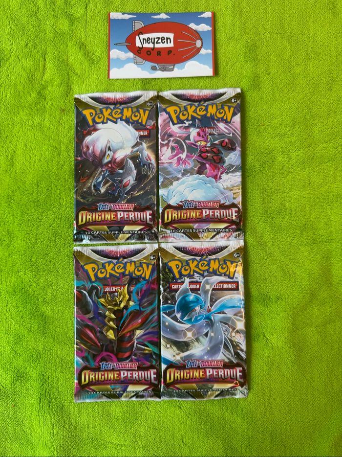 Artset 4 Boosters EB11 Origine Perdue Neuf et Scellé Pokémon