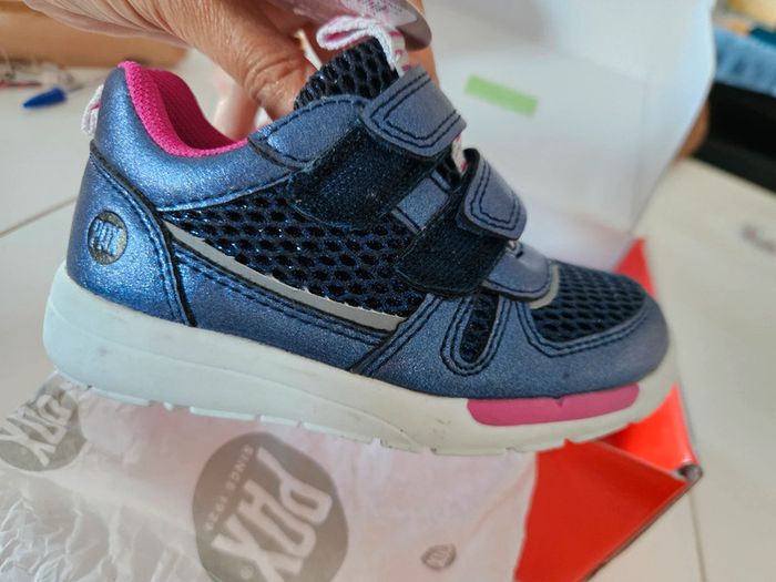Sneakers fille  bleu pailleté taille 24 neufs Pax since 1929 #lora11chaussures - photo numéro 7