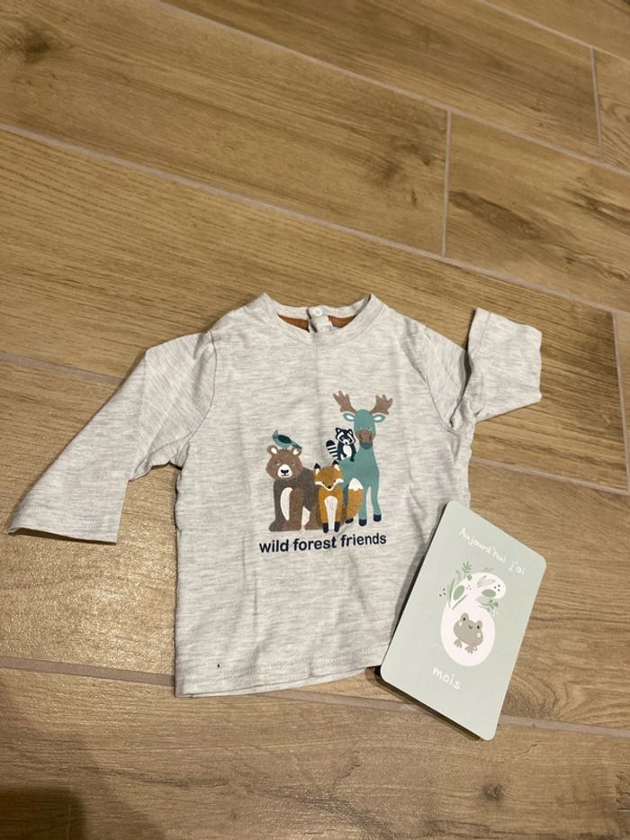 Tee-shirts manche longue Obaïbi 6 mois