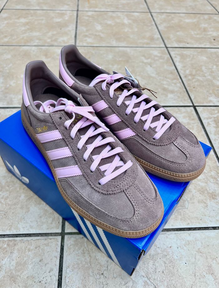 Sneakers Adidas Handball Spezial coloris Trace Brown-Clear Pink - photo numéro 8