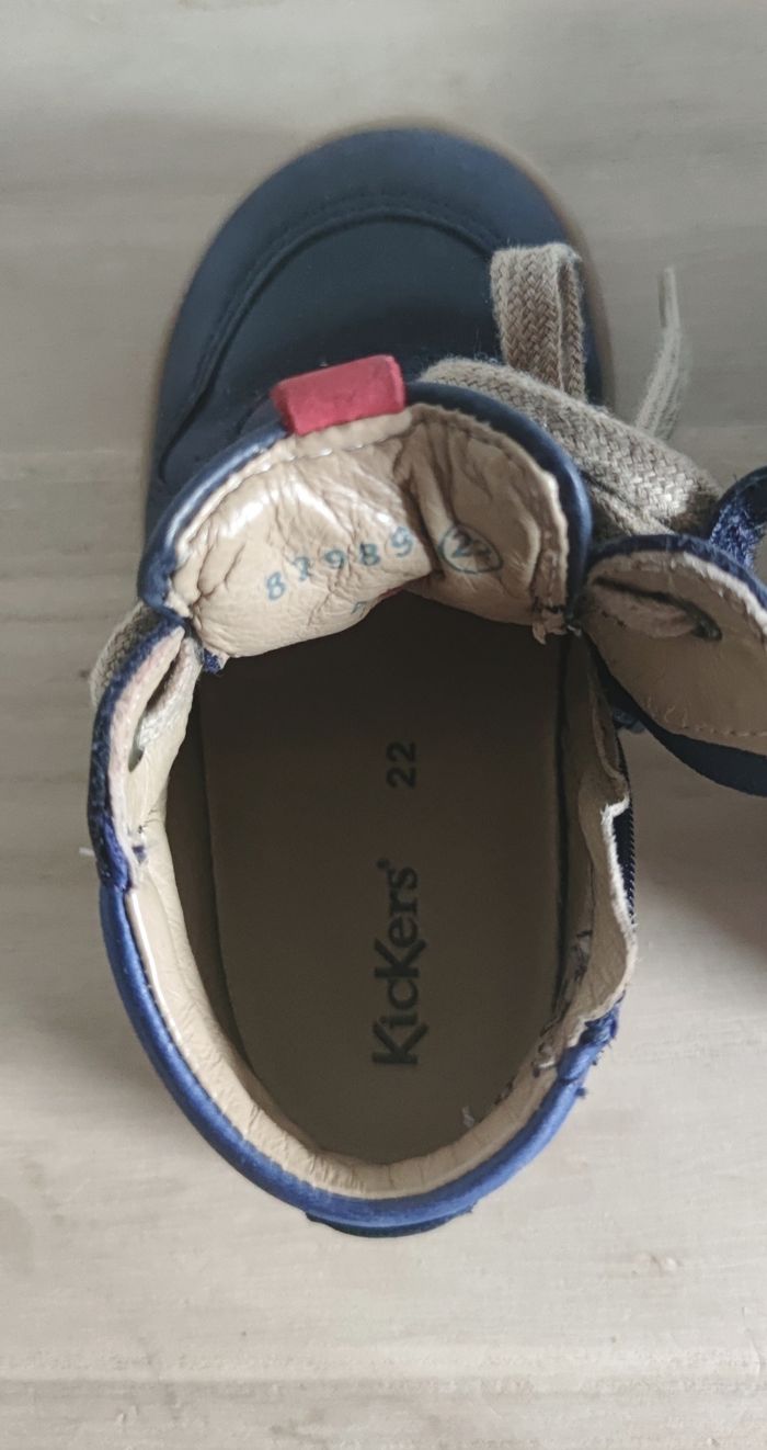 Bottines cuir kickers T22 - photo numéro 5