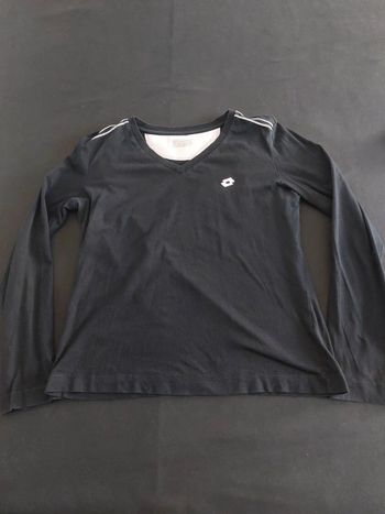 Sous Pull loto Brodé Vintage col V