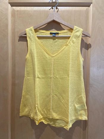 Débardeur en lin jaune esmara