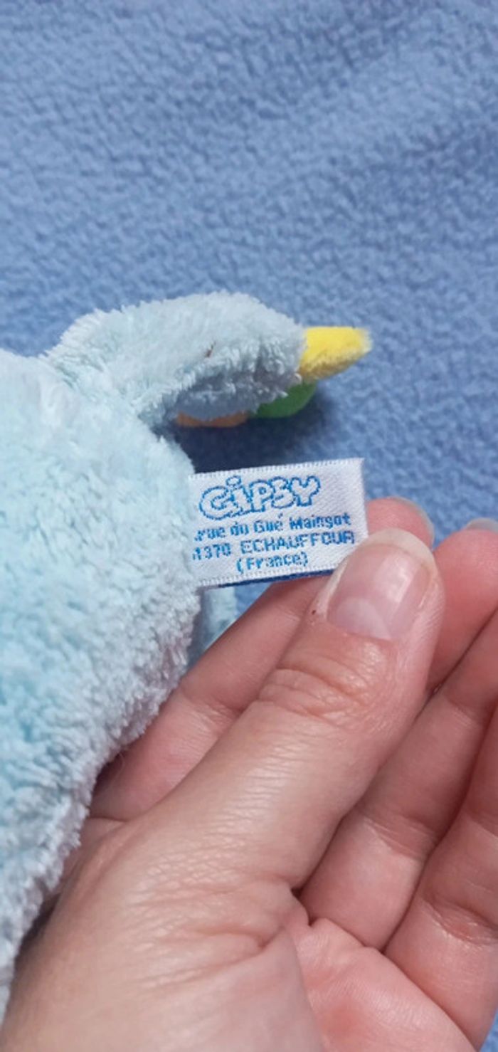 Doudou peluche éléphant Gipsy - photo numéro 6