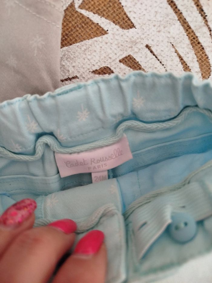 Lot 2 shorts 24 mois 86 cm Cadet Rousselle - photo numéro 3