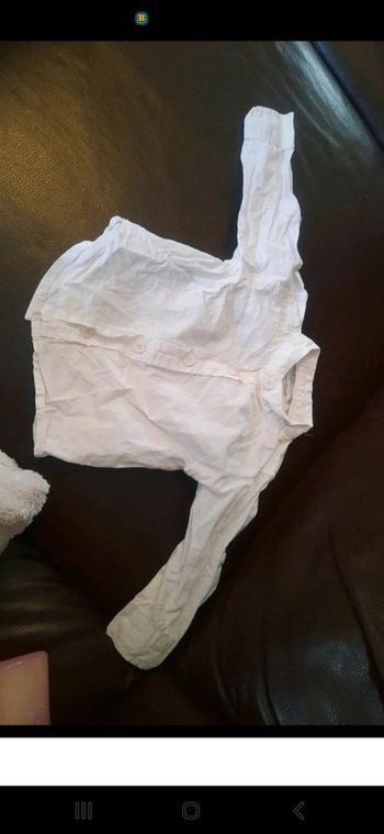 Chemise blanche garcon