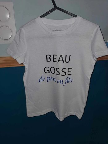 t-shirt beau gosse de père en fils