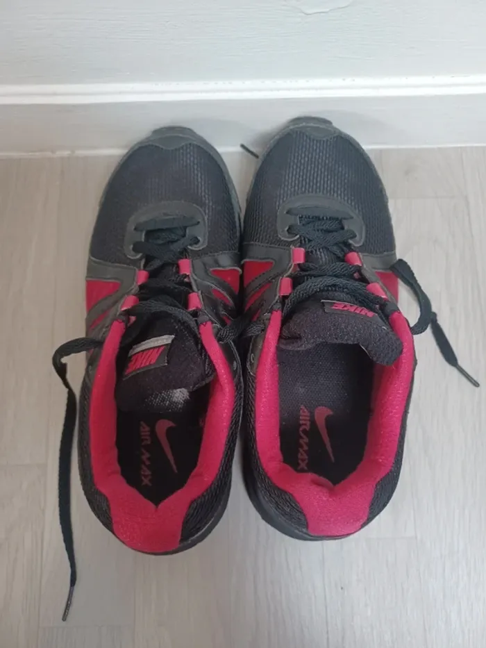 Basket Nike max limitless rouge et noir homme - photo numéro 8