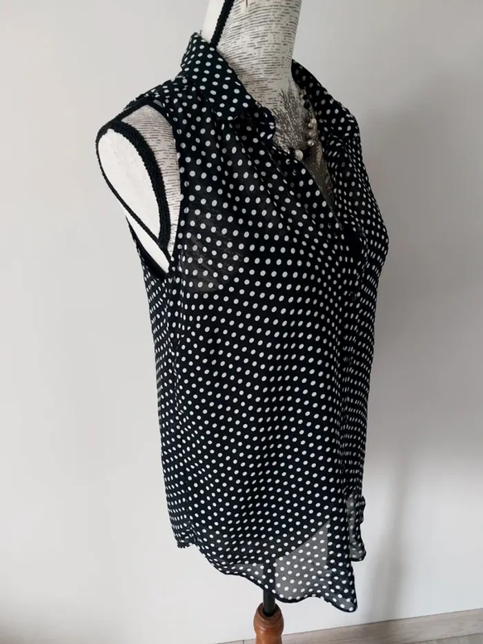 Chemise voile à pois - photo numéro 3