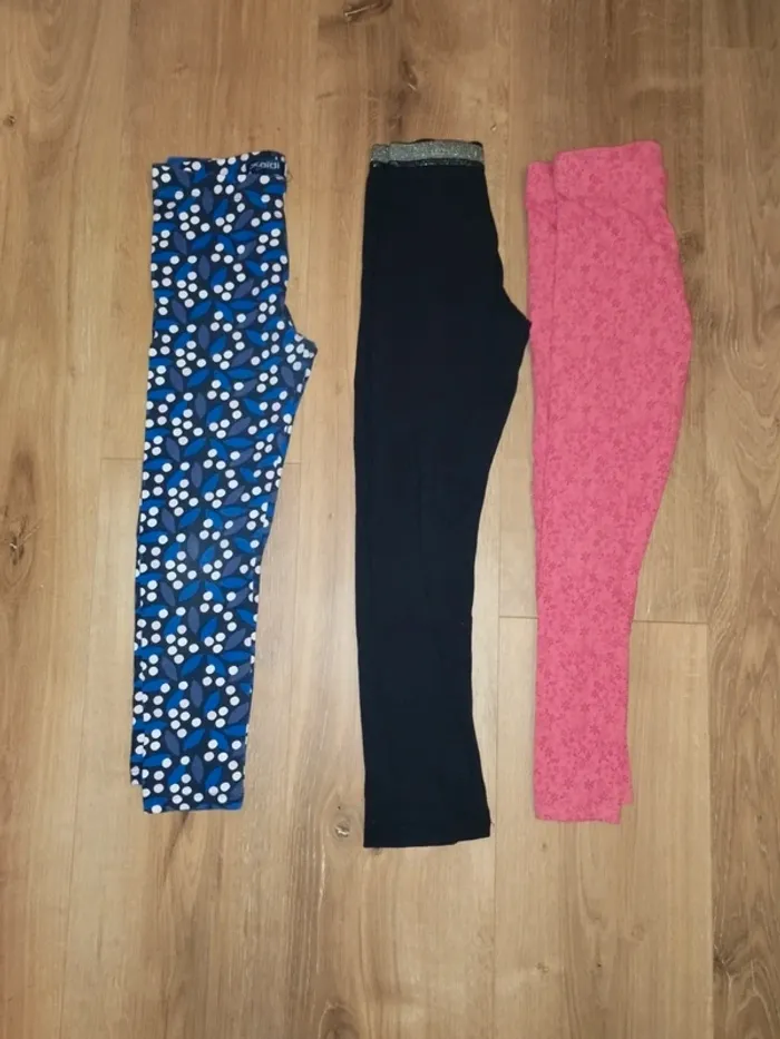 Lot legging fille 7ans