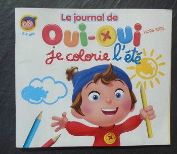 Le journal de Oui-Oui hors série "je colorie l'été"