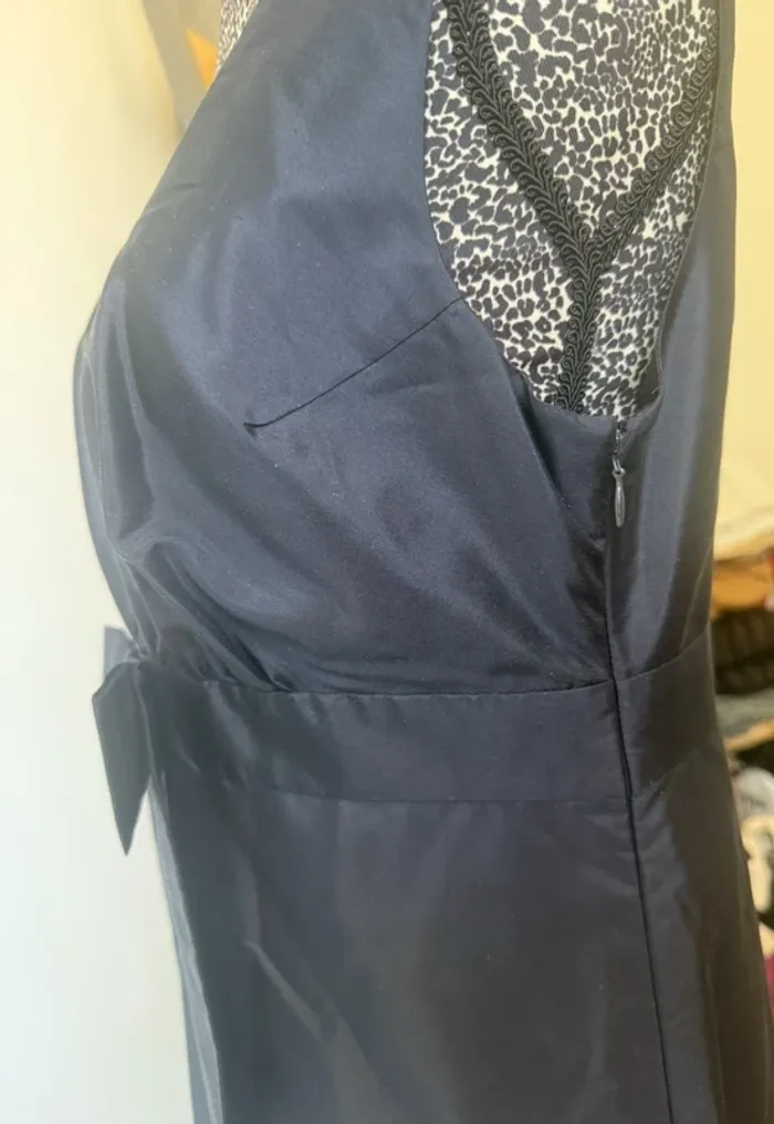 Robe chic Caroll vintage – Soie & raffinement - Taille 38 - photo numéro 4