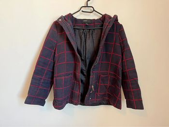 Manteau à carreaux Mango