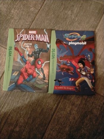 Lot de livres bibliothèque verte