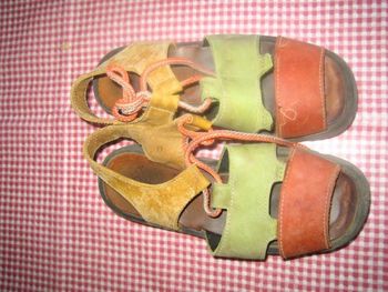 nu pieds sandales en cuir taille 30 GBB