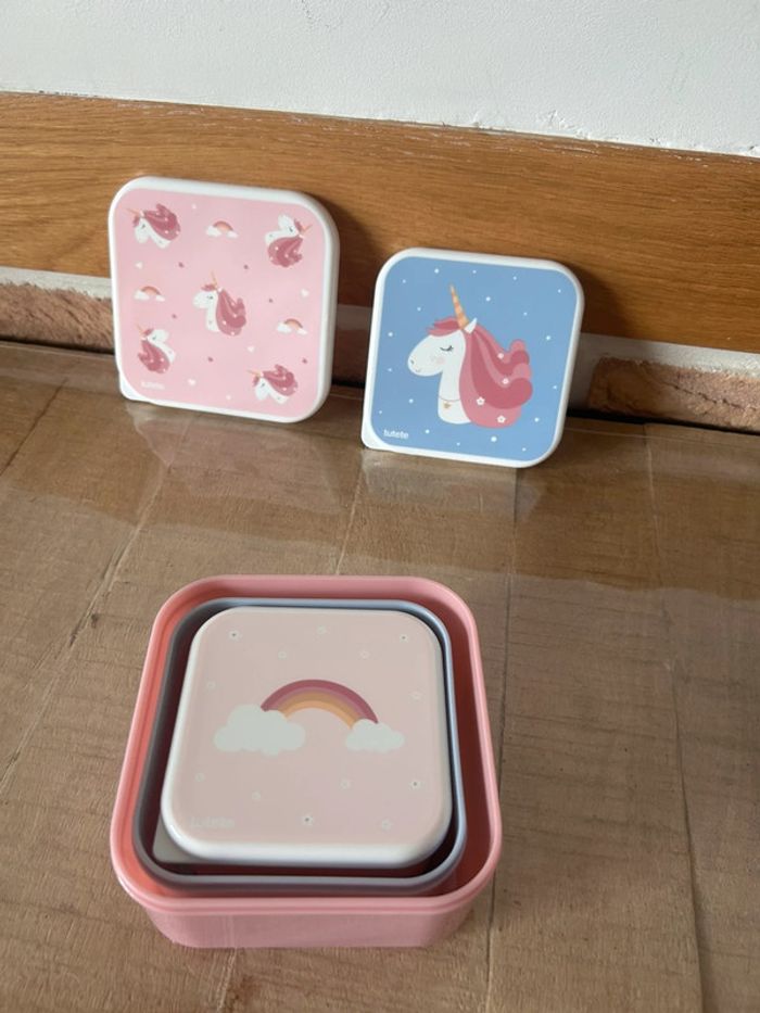 3 boîtes déjeuner licorne magique - photo numéro 3