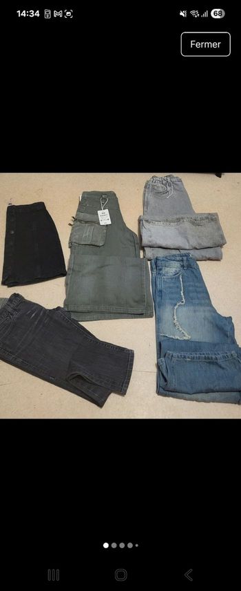 Lots jeans fille taille 34