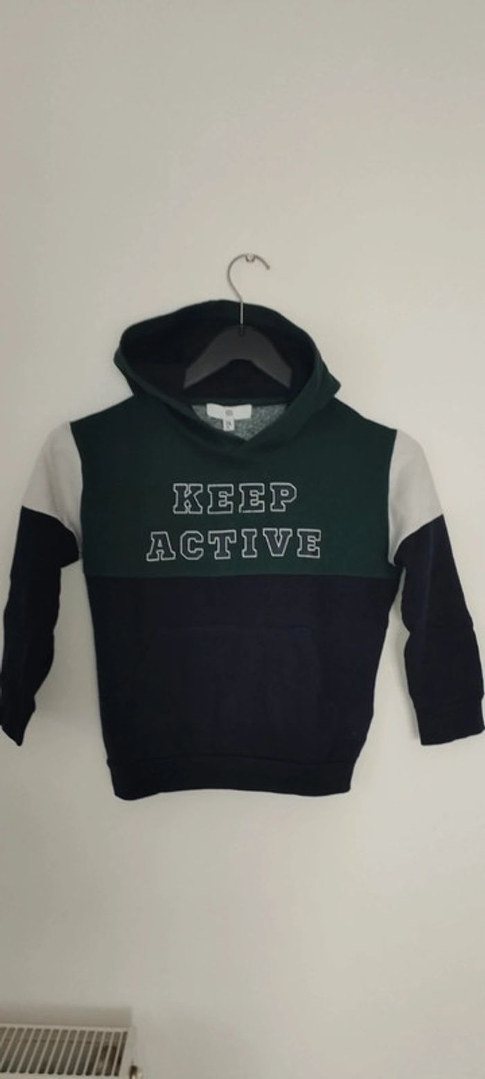 Survêtement bleu marine et vert - photo numéro 2