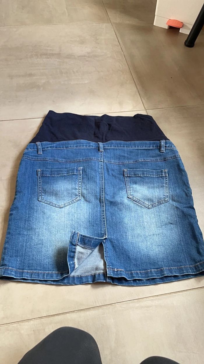 Jupe en jean grossesse 36 - photo numéro 2