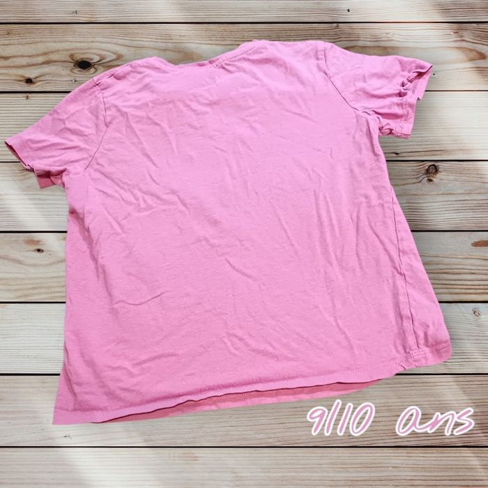 💗 T-shirt rose Primark – 9/10 ans 💗 - photo numéro 2